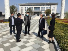 咸宁市民政局副局长沈建军来J9集团国际站调研生态葬